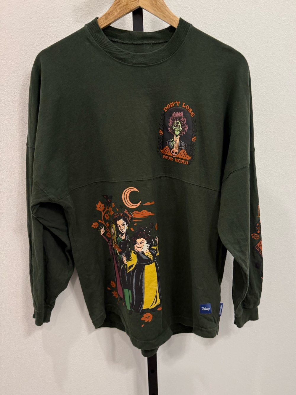 Disney Parks Hocus Pocus Don’t Loose Your Head Spirit Jersey Halloween Villians